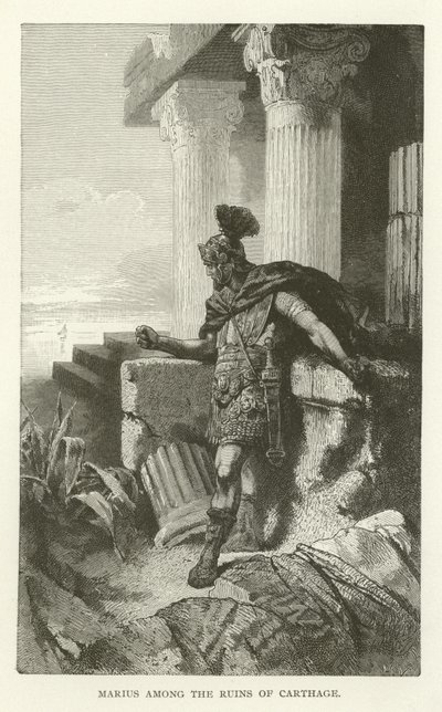 Marius blant ruinene av Kartago av American School