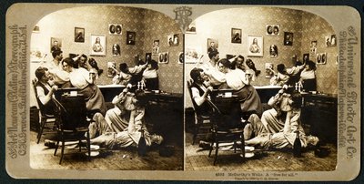 McCarthys Wake (del 3), 1899 (stereograf) av American School