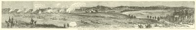 Mine Run, sentrum av konføderert stilling, november 1863 av American School