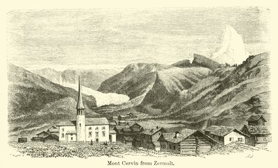 Mont Cervin fra Zermalt av American School