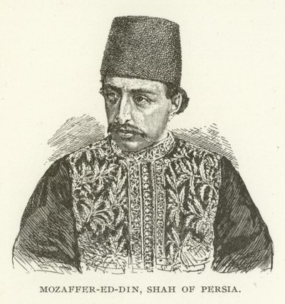 Mozaffer-ed-Din, sjah av Persia av American School