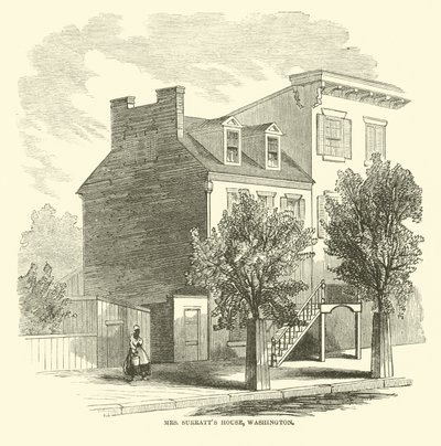 Mrs Surratts House, Washington, april 1865 av American School