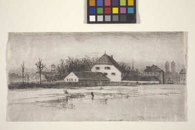 München fra Marsfeld (radering) av American School