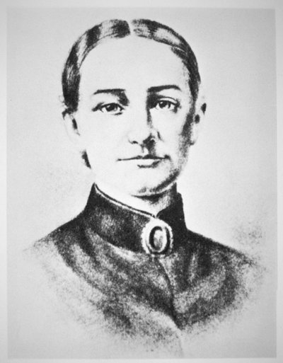 Narcissa Whitman (1808-47) (litho) (se også 268168)0 av American School