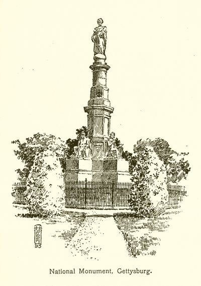 Nasjonalmonument, Gettysburg av American School
