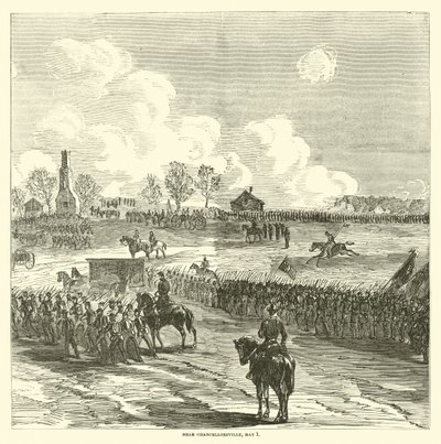 Nær Chancellorsville, 1. mai 1863 av American School