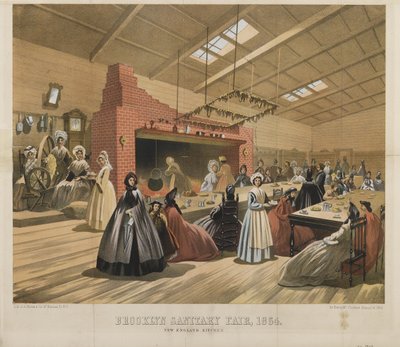 New England Kitchen, Brooklyn Sanitary Fair, 1864 av American School