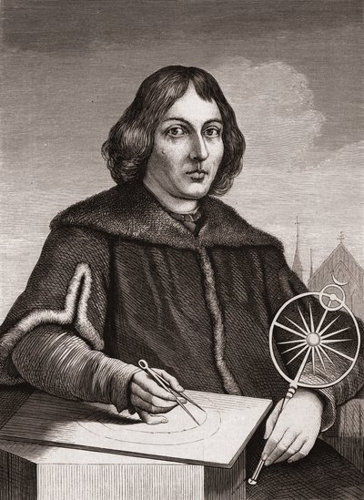Nicolaus Copernicus, ca. 1850 (gravering) av American School