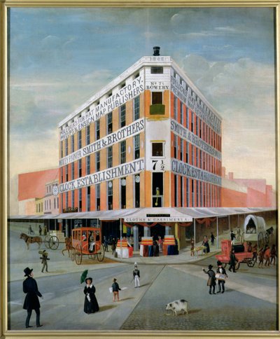 No.7 12 Bowery, NYC, ca. 1837-39 av American School