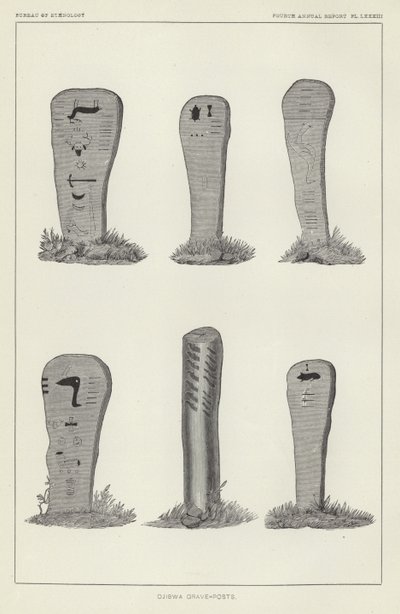 Ojibwa grav-poster av American School