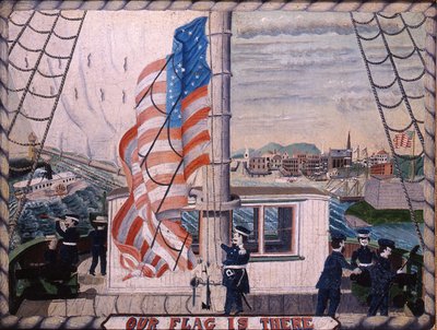 Vårt flagg er der: Fort McHenry, Baltimore, 1850-1900 av American School