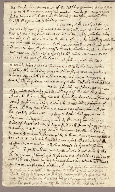 Side 2, Brev fra Abigail Adams til John Adams, 31. mars - 5. april 1776 av American School