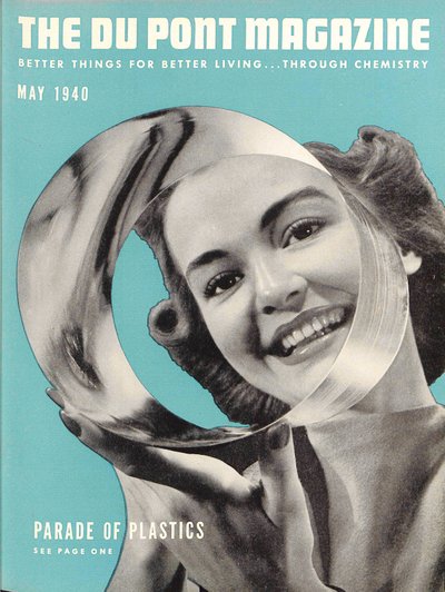 Parade of Plastics, forsiden av DuPont Magazine, mai 1940 av American School