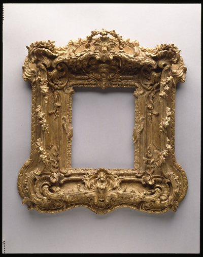 Bilderamme, ca. 1740 (eik og forgylling) av American School