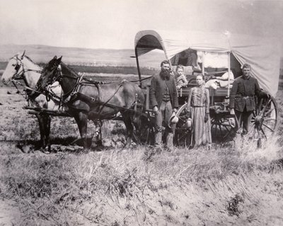 Pionerfamilie i Loup Valley, Nebraska av American School