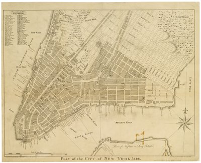 Plan for byen New York av American School