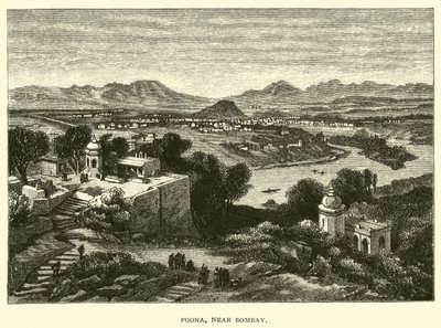 Poona, nær Bombay av American School
