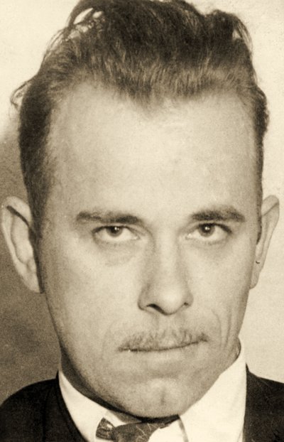 Portrett av John Dillinger (1903 – 34) av American School