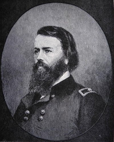 Portrett av generalmajor John Pope (litho) av American School