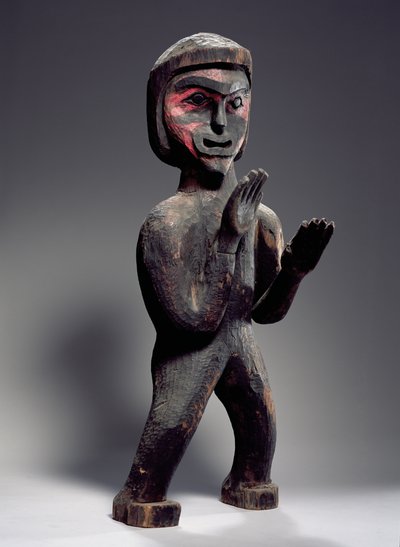 Potlatch figur (malt tre) av American School