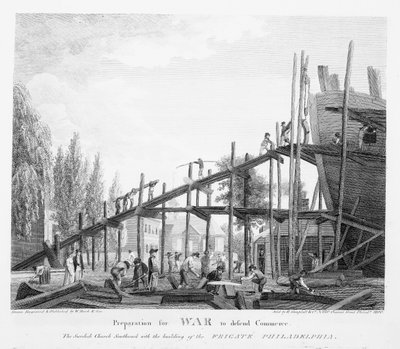 Forberedelse til krig for å forsvare handel, 1800 av American School