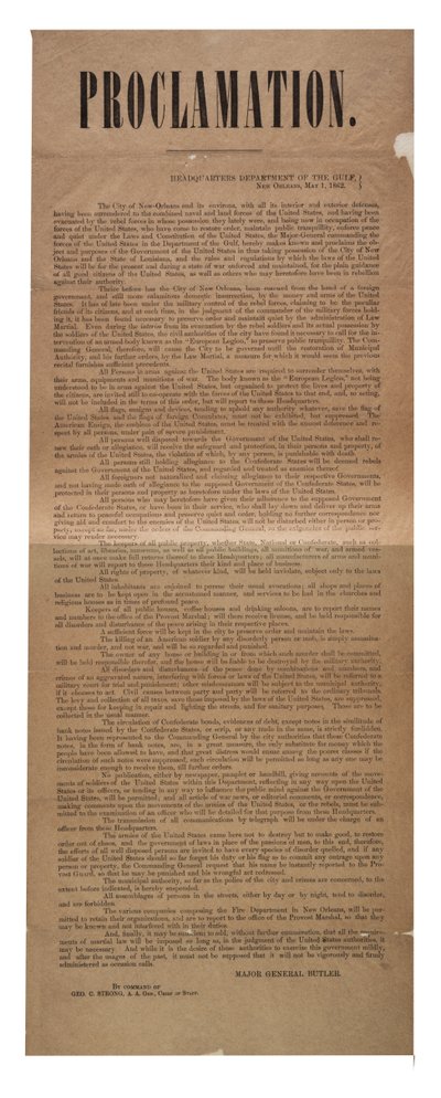 Kunngjøring, 1. mai 1862 av American School