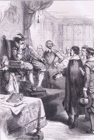 Puritaner før James I, illustrasjon fra Cassell