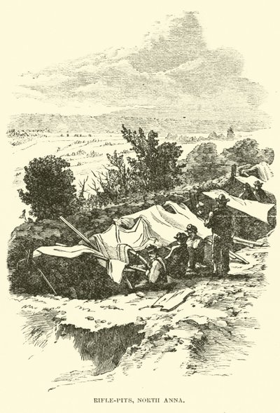 Rifle-pits, North Anna, mai 1864 av American School