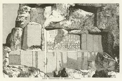 Rock Inscription of Behistun, Persia av American School
