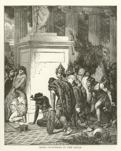 Roma plyndret av gallerne av American School