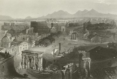 Ruinene av det gamle Roma av American School