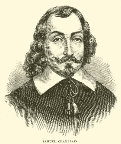 Samuel Champlain (gravering) av American School