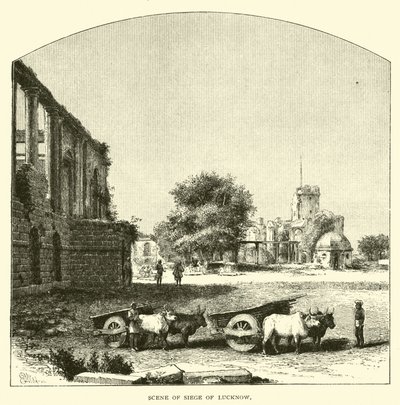 Scene for Siege of Lucknow av American School