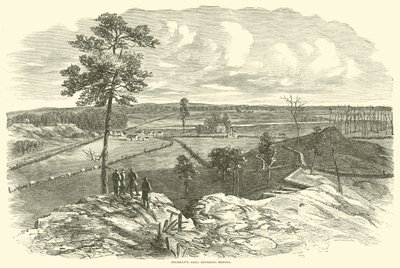 Shermans hær på vei inn i Resaca, mai 1864 av American School