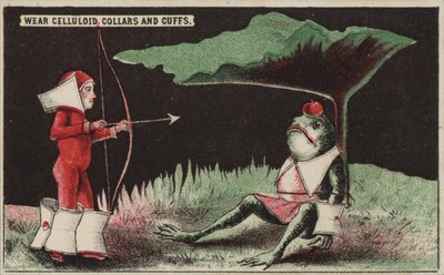 Å skyte et eple av et paddehode som William Tell av American School