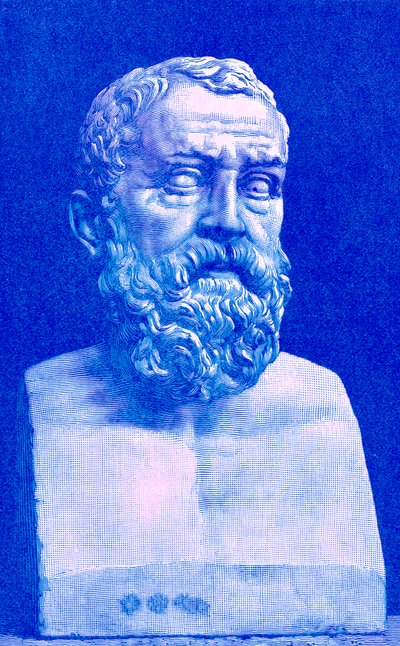 Solon, illustrasjon fra History of Greece av Victor Duruy, utgitt 1890 (digitalt forbedret bilde) av American School