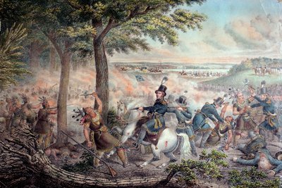 Slaget ved Themsen i 1813 av American School
