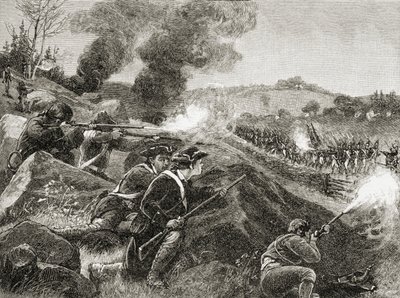 Britene trekker seg tilbake fra Lexington, fra 