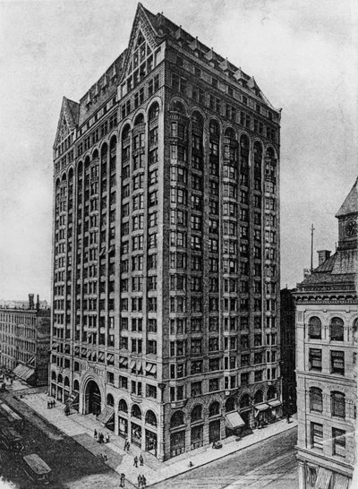 Capitol Building, også kjent som Frimurertempelet, Chicago, 1892-1939 av American School