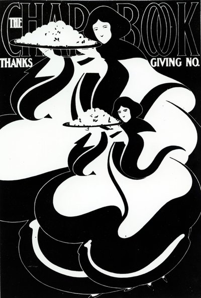 The Charbook Thanksgiving Front Cover, ca 1890 (litografi) av American School