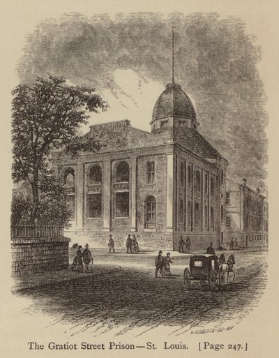 Gratiot Street Prison, St Louis (gravering) av American School