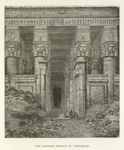 Hathor-tempelet i Denderah av American School