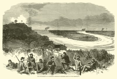 The Investment of Vicksburg, Shermans ekstreme høyre på Mississippi, mai 1863 av American School