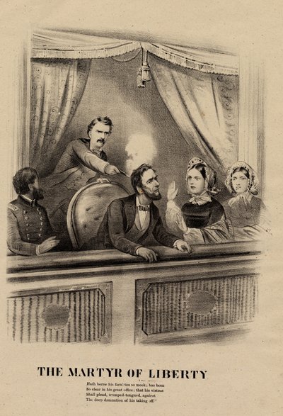 The Martyr of Liberty, 1865 av American School
