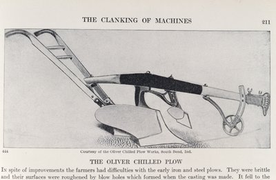 The Oliver Chilled Plough, fra The Pageant of America, Vol.3, av Ralph Henry Gabriel, 1926 av American School