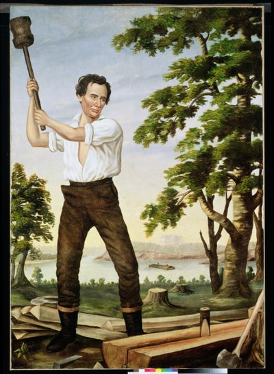 The Railsplitter, ca. 1860 av American School