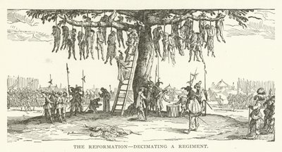Reformasjonen, desimering av et regiment av American School