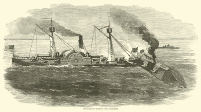 Sassacus raser mot Albemarle, oktober 1864 av American School