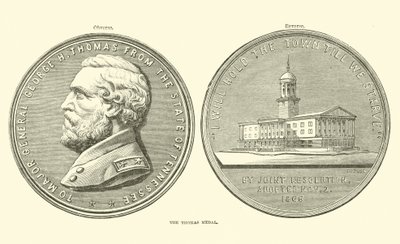 Thomas-medaljen, oktober 1863 av American School