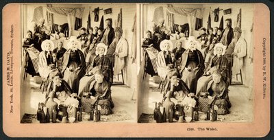The Wake, ca. 1890 (stereograf) av American School